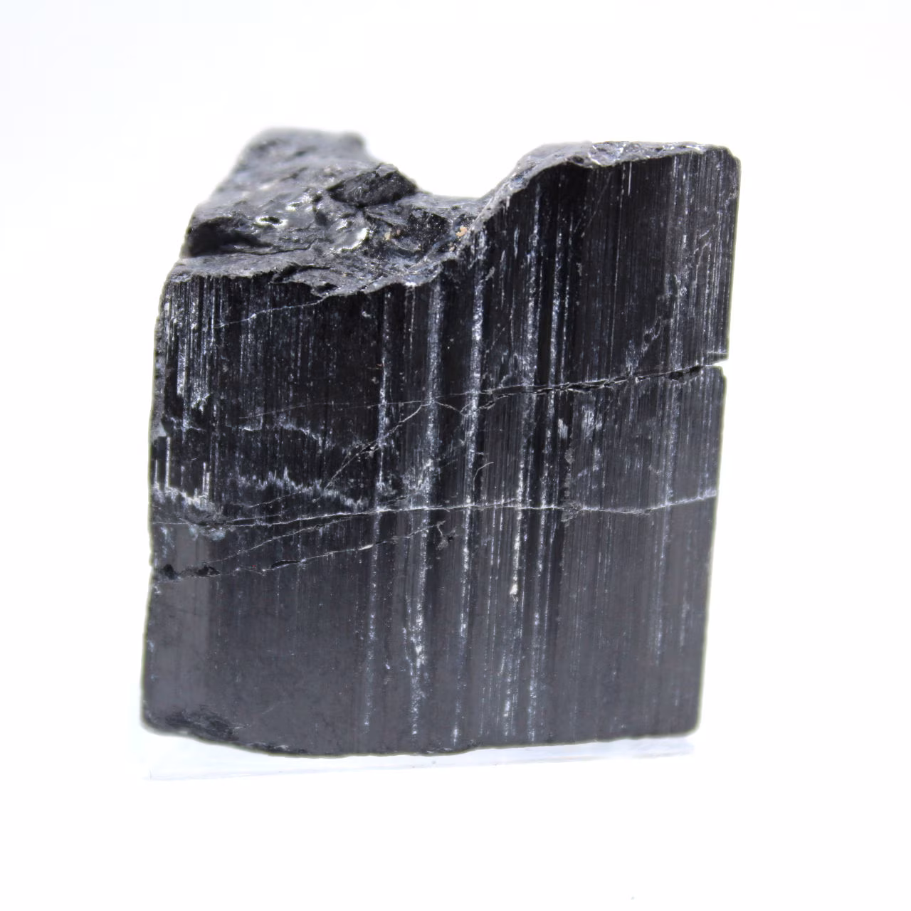 Black tourmaline crystallization