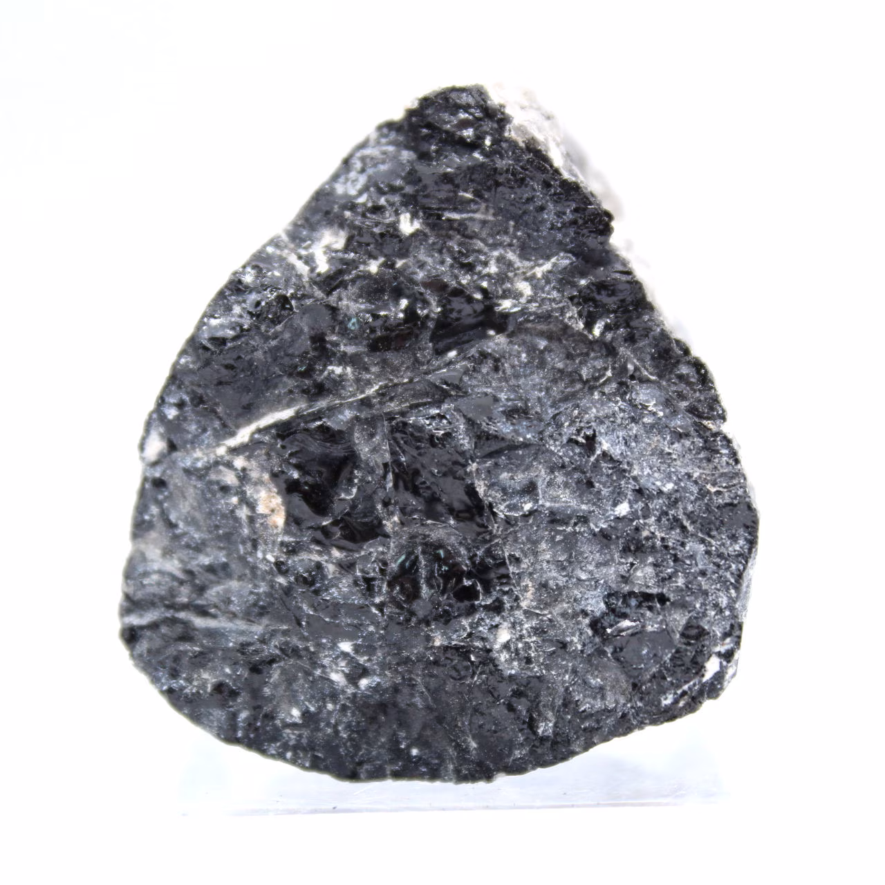Raw black tourmaline crystal