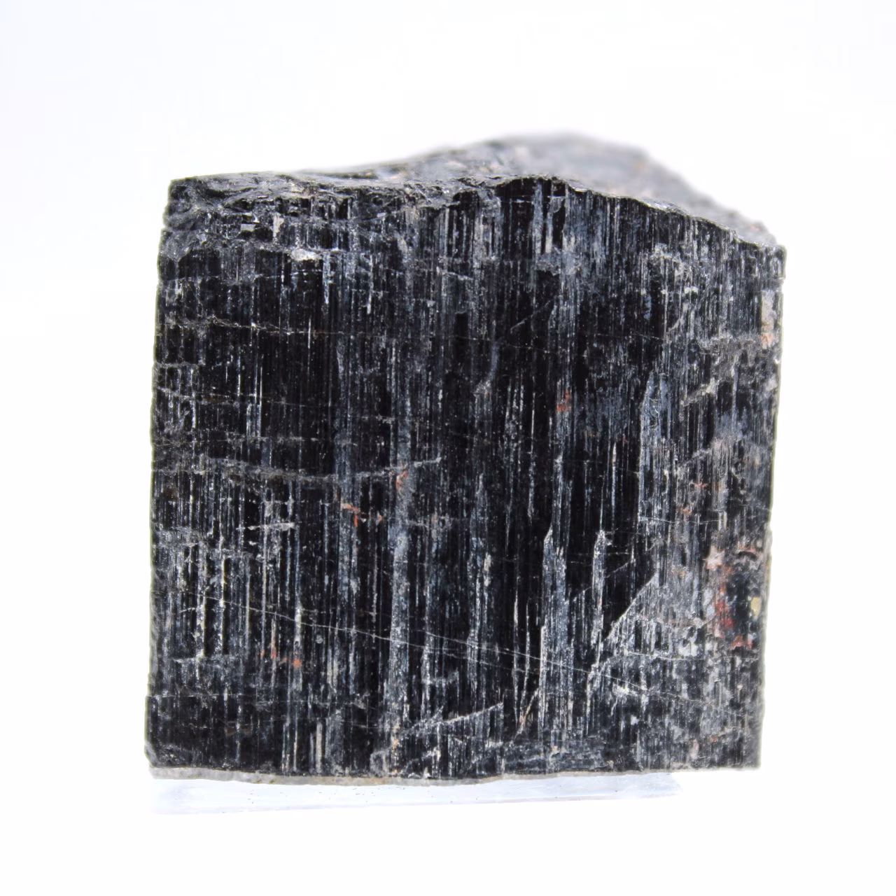 Black tourmaline crystallization