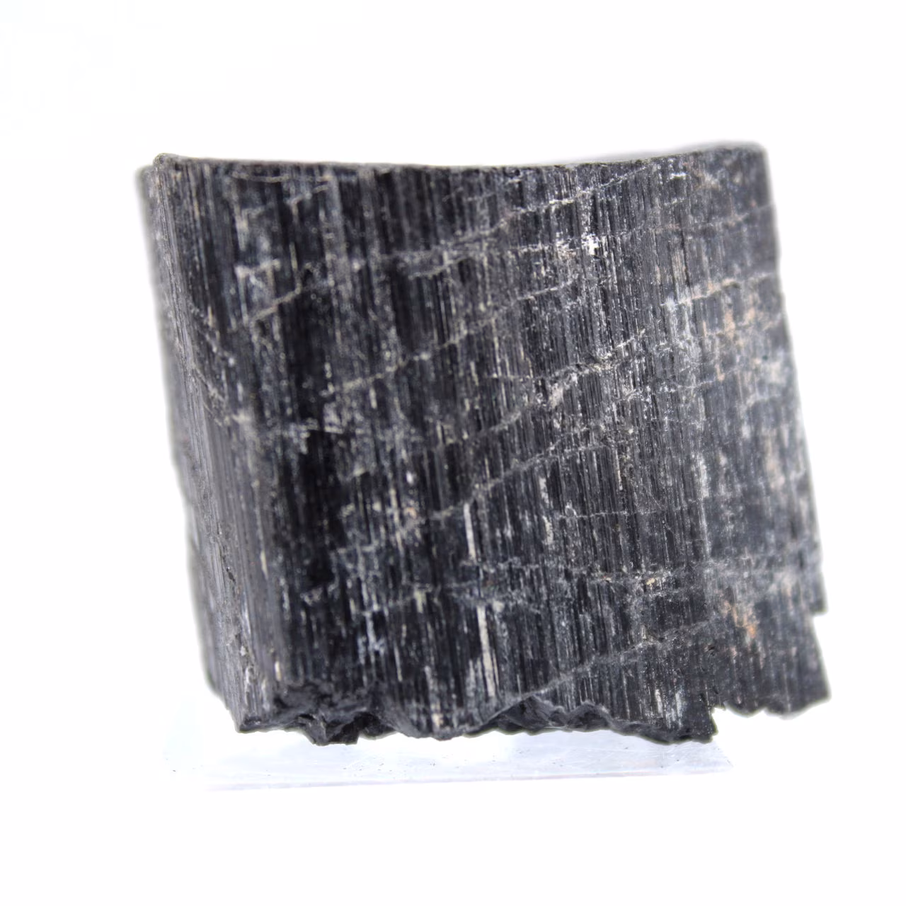 Raw black tourmaline crystal