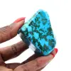 Freeform polished chrysocolla - 0
