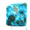 Polished chrysocolla for interior decoration - 1
