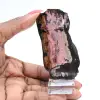 Natural Rhodonite stone raw and unique mineral - 0