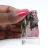 Rhodonite slice for decorative use