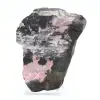 Authentic Rhodonite stone slice - 4