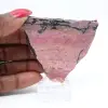 Polished Rhodonite slice quality decoration piece - 0