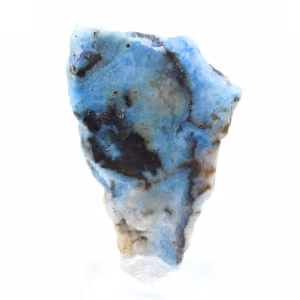 Azurite Malachite stone slice for collection and crafting