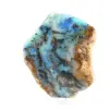 Azurite Malachite stone slice for collection and crafting - 0
