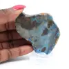 Azurite Malachite slice for ornament - 4