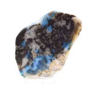 Authentic Azurite Malachite stone slice for decoration