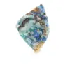 Polished Azurite Malachite slice quality raw mineral - 3