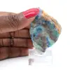 Polished Azurite Malachite slice quality raw mineral - 4