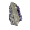 Polished Fluorite Pyrite stone slice - 1