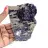 Authentic Fluorite Pyrite slice for decoration