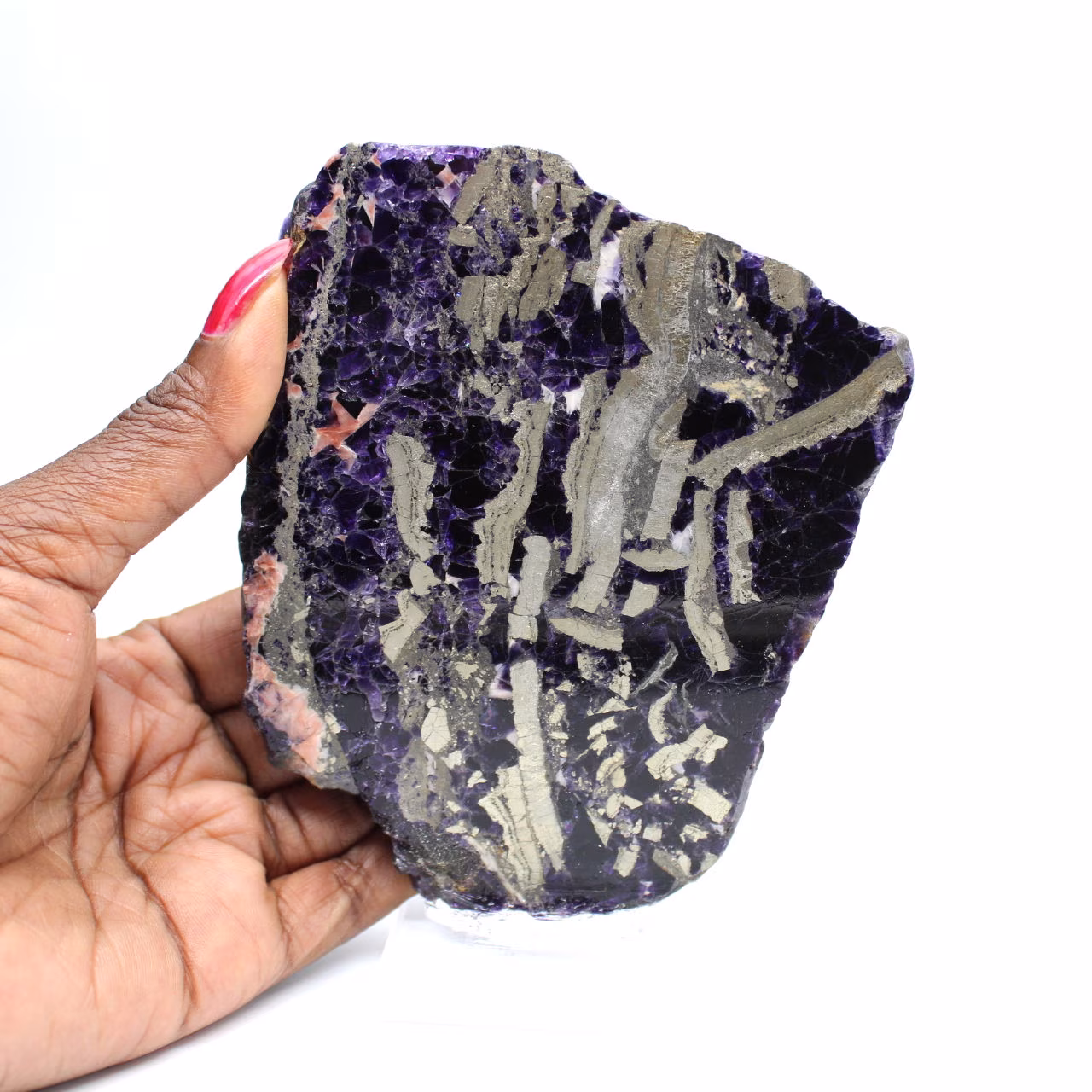 Fluorite Pyrite stone raw mineral for collection