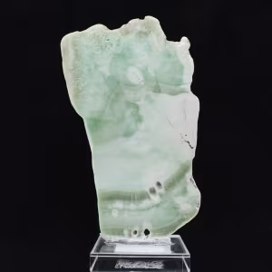 Natural Green Aragonite slice for decoration
