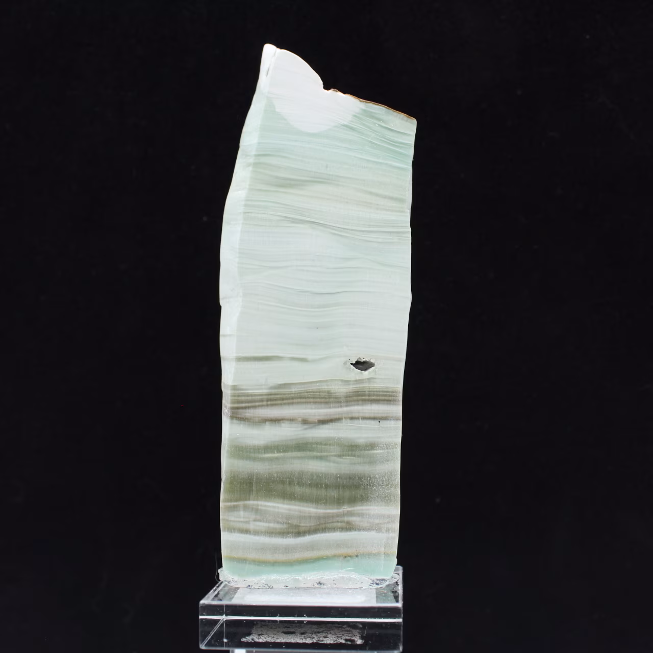Green Aragonite stone ideal for collection