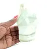 Authentic polished Green Aragonite stone slice - 4