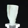 Natural Green Aragonite stone slice - 1