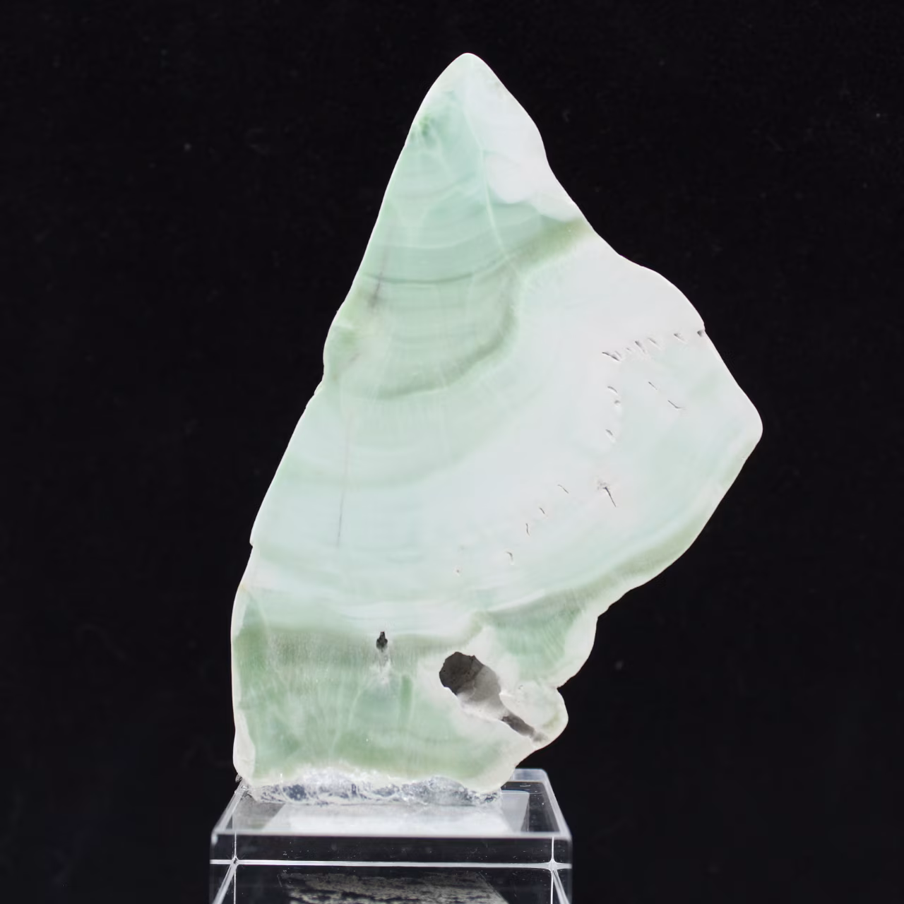Natural Green Aragonite slice for decoration