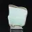 Green Aragonite slice for mineral collection