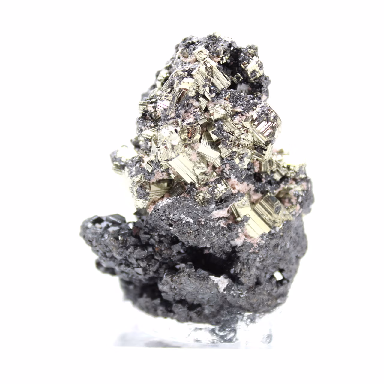 Sphalerite-Pyrite Natural Crystals