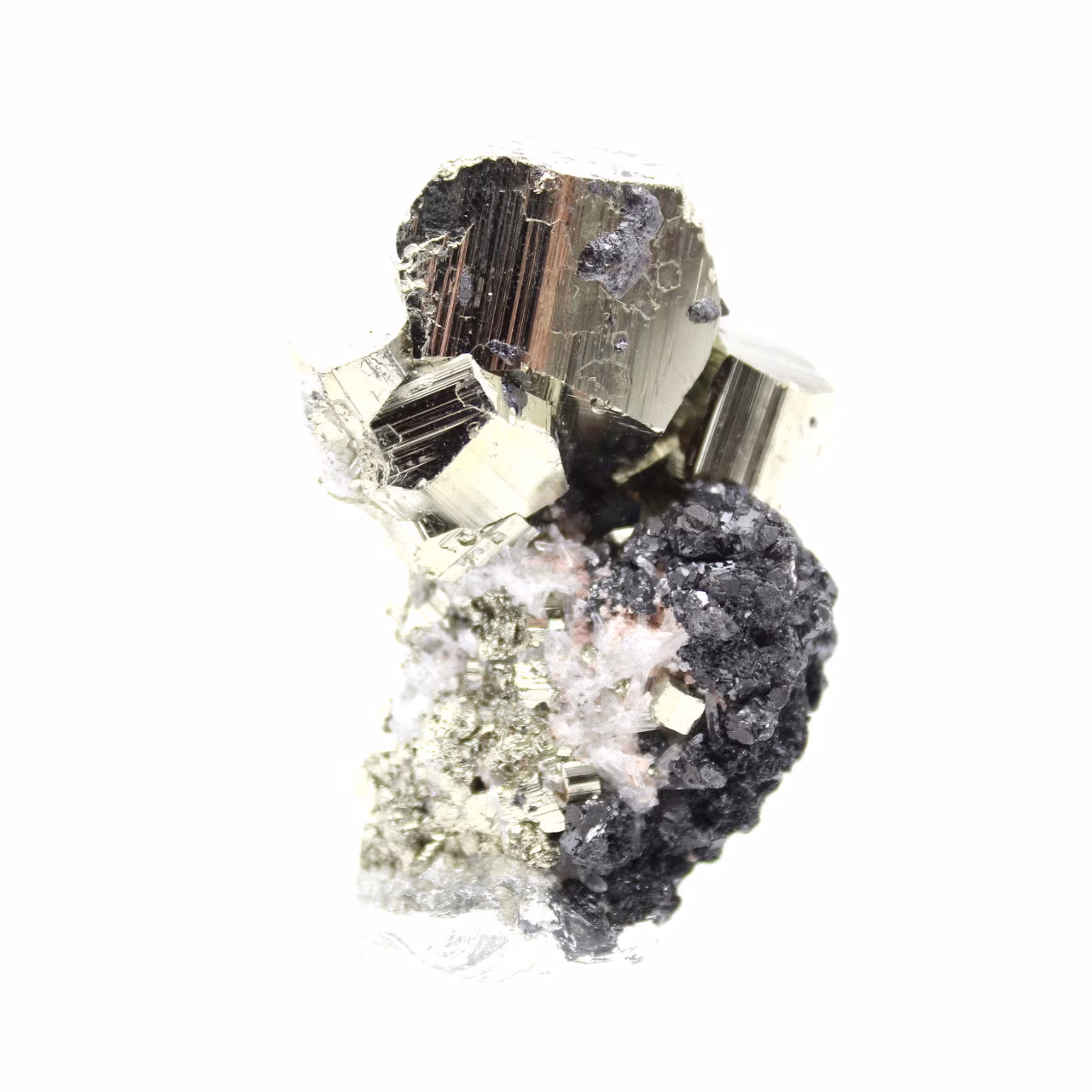 Raw Specimen Pyrite and Sphalerite