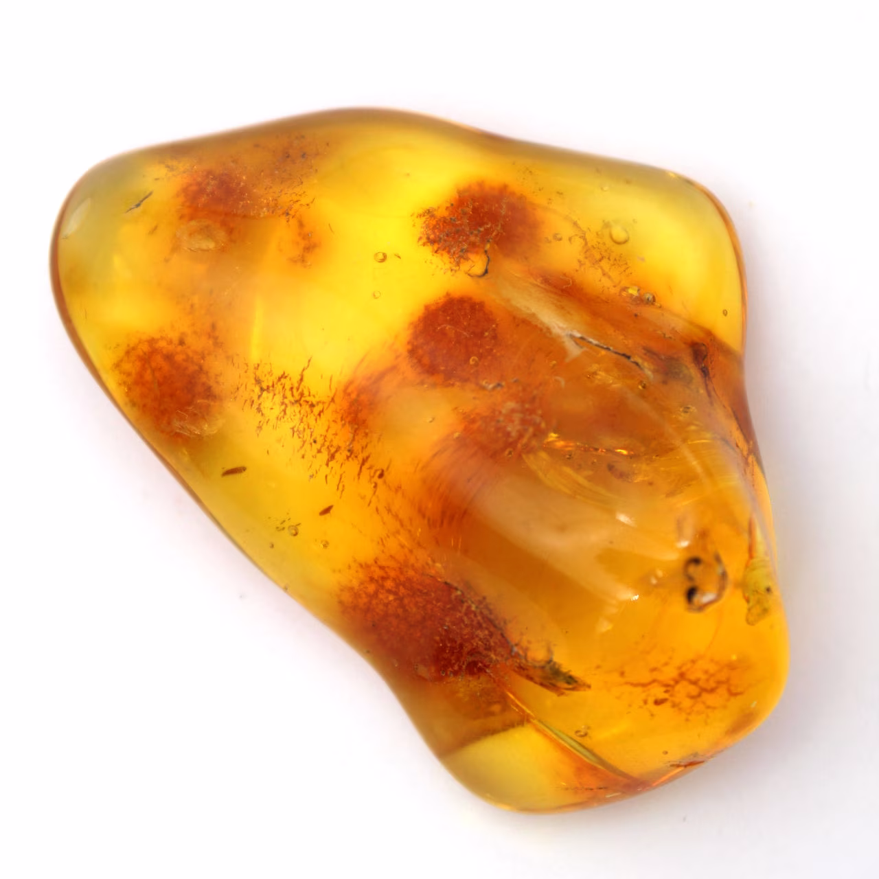 Yellow Amber Pebble, Mineral Object Lithuania – Decorative Specimen