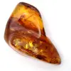 Polished Baltic Amber: Collector's Pebble Specimen - 0