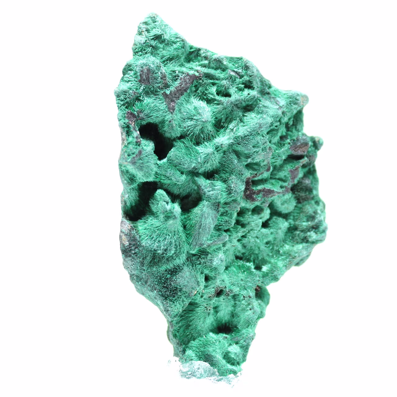 Raw Sample of Fibrous Malachite