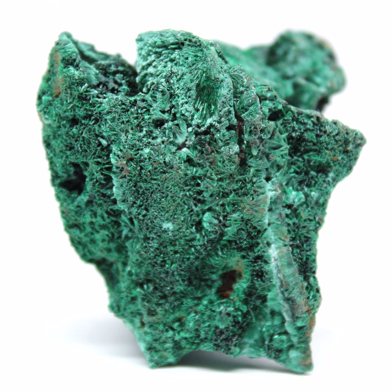 Raw Fibrous Malachite Crystal