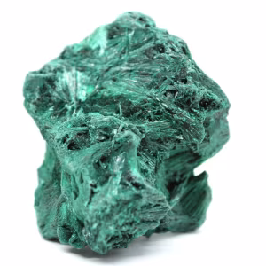 Natural Fibrous Malachite