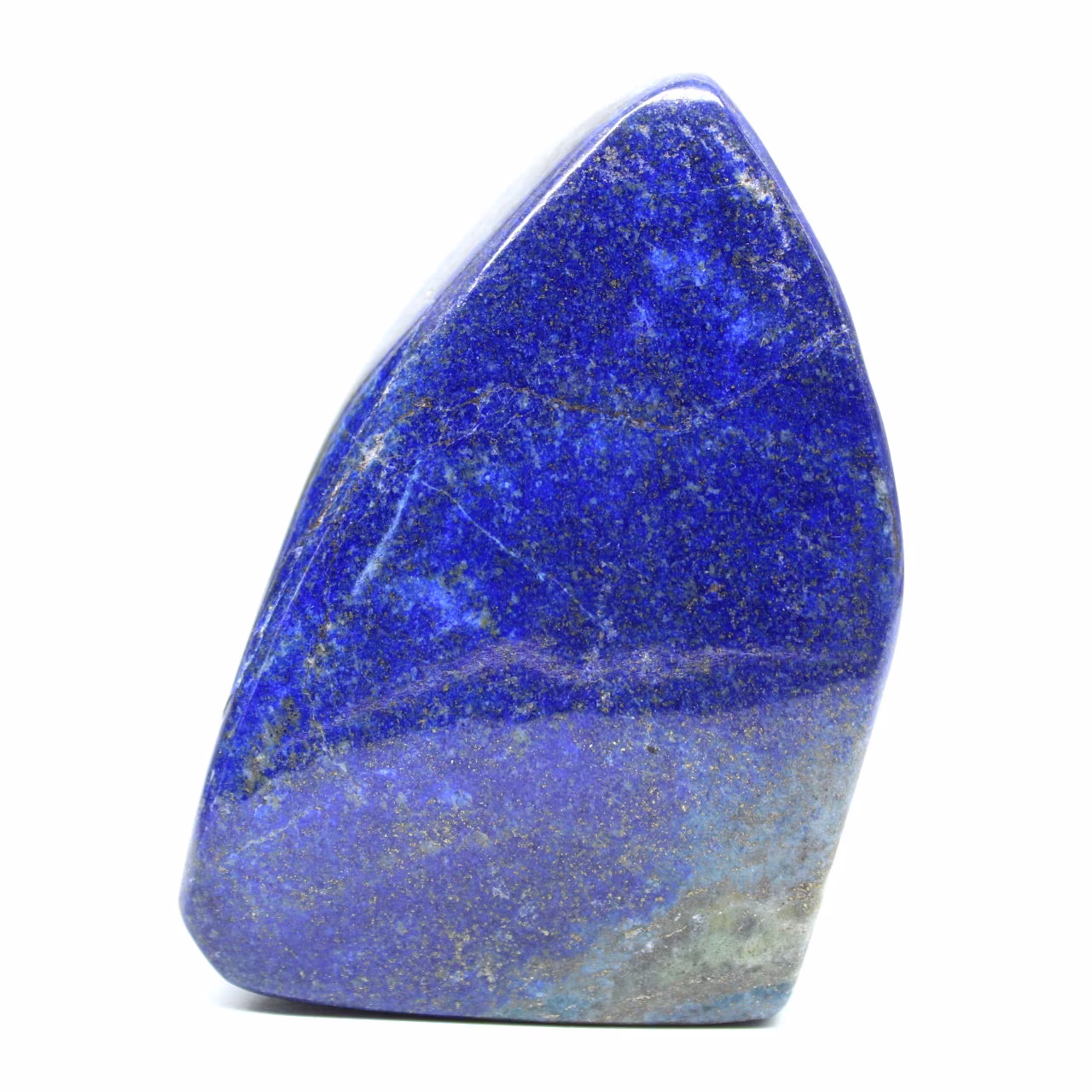 Decorative polished block of lapis lazuli from Afghanistan