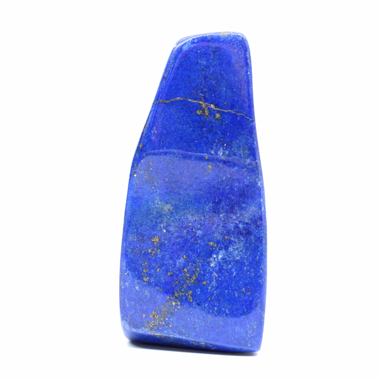 Polished block of lapis lazuli natural stone