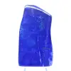 Afghanistan blue lapis lazuli polished block - 0