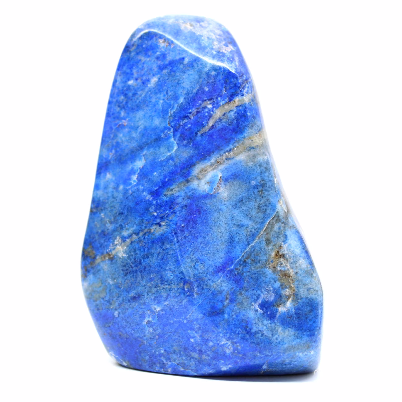Polished Lapis Lazuli Collectible Stone, Unique Shape