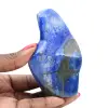 Polished Lapis Lazuli Ornament in Deep Shades - 1