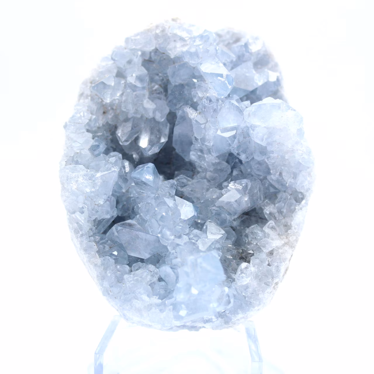 Blue celestite crystal formation Madagascar