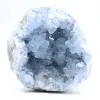 Decorative blue celestite geode from Madagascar - 0