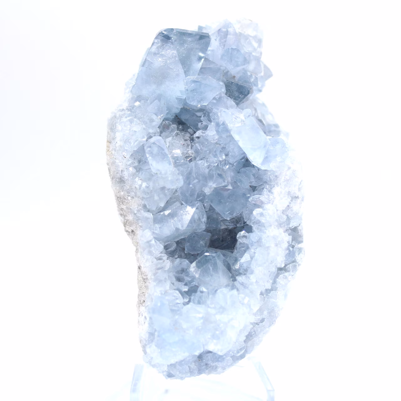 Natural specimen blue celestite Madagascar