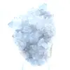 Blue celestite geode Madagascar natural formation - 0