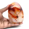 Polished Carnelian Medium Ornament - Natural Stone from Madagascar for Decoration - 1