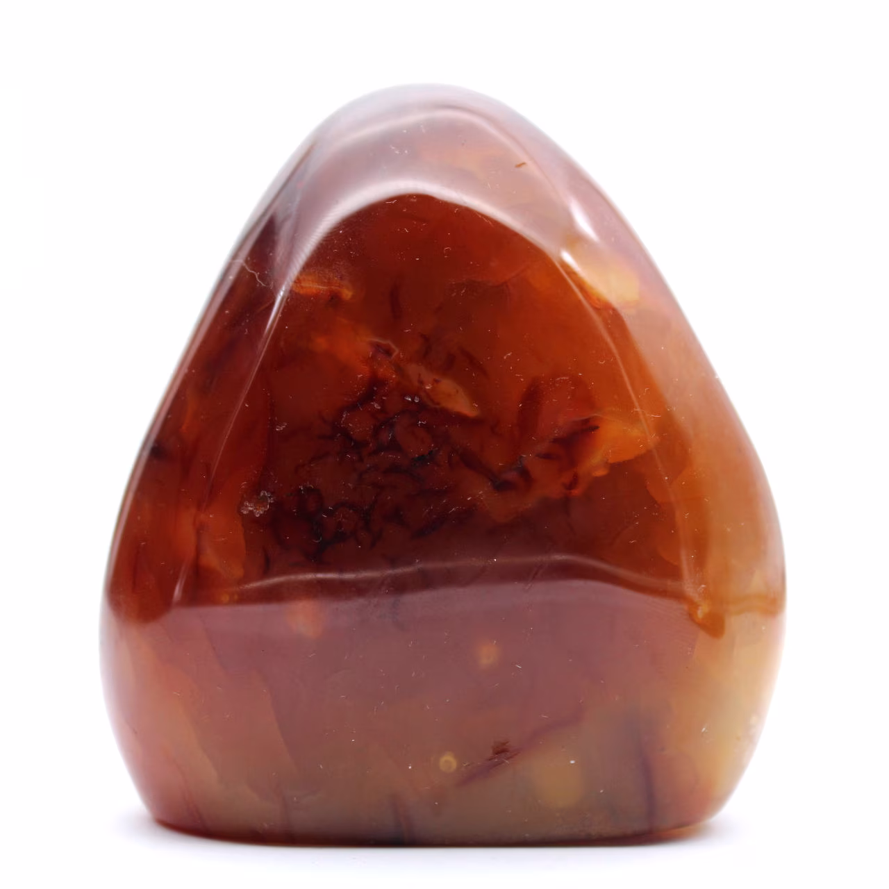 Polished Carnelian Ornament Madagascar - Red-Orange Collector's Specimen (Natural Stone)