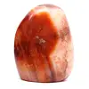 Small Polished Carnelian Ornament from Madagascar - Natural Stone for Decoration and Collection - 0