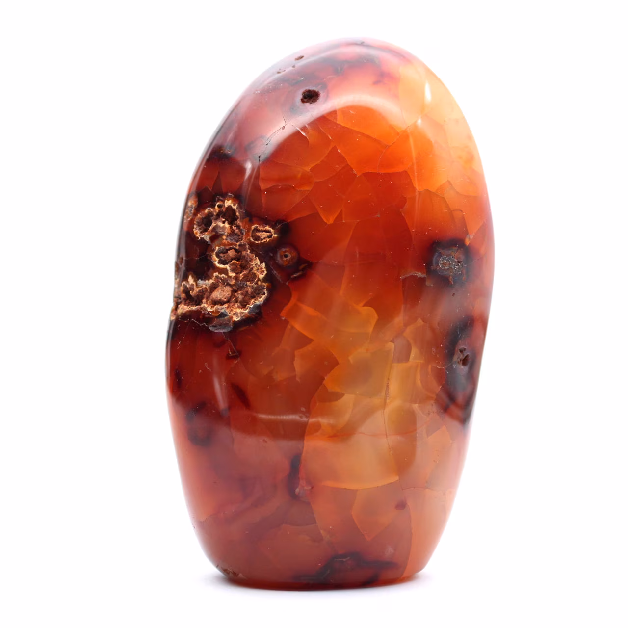Polished Madagascar Carnelian - Decorative and Scientific Specimen (Natural Stone)