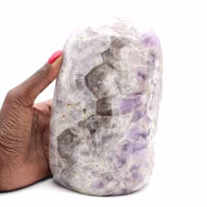 Large polished Amethyst, unique decorative specimen, Madagascar