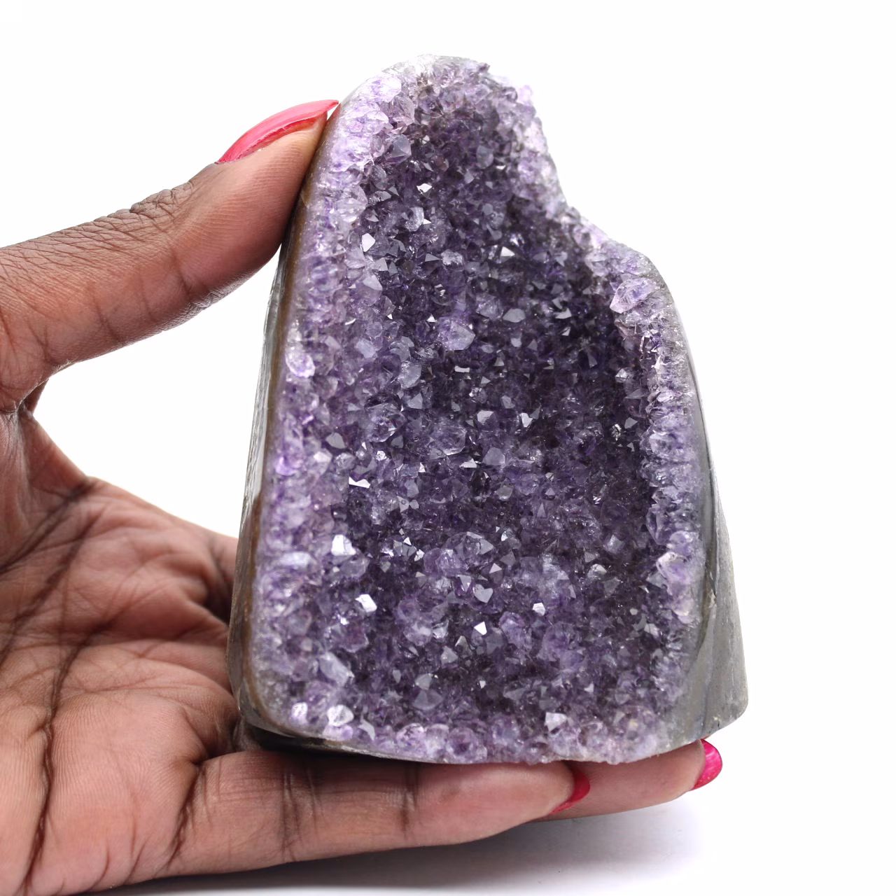 Amethyst Brazil: Mini-Geode for Decoration and Science
