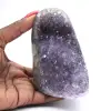 Brazilian Amethyst Geode: Deep Purple Crystals - 0
