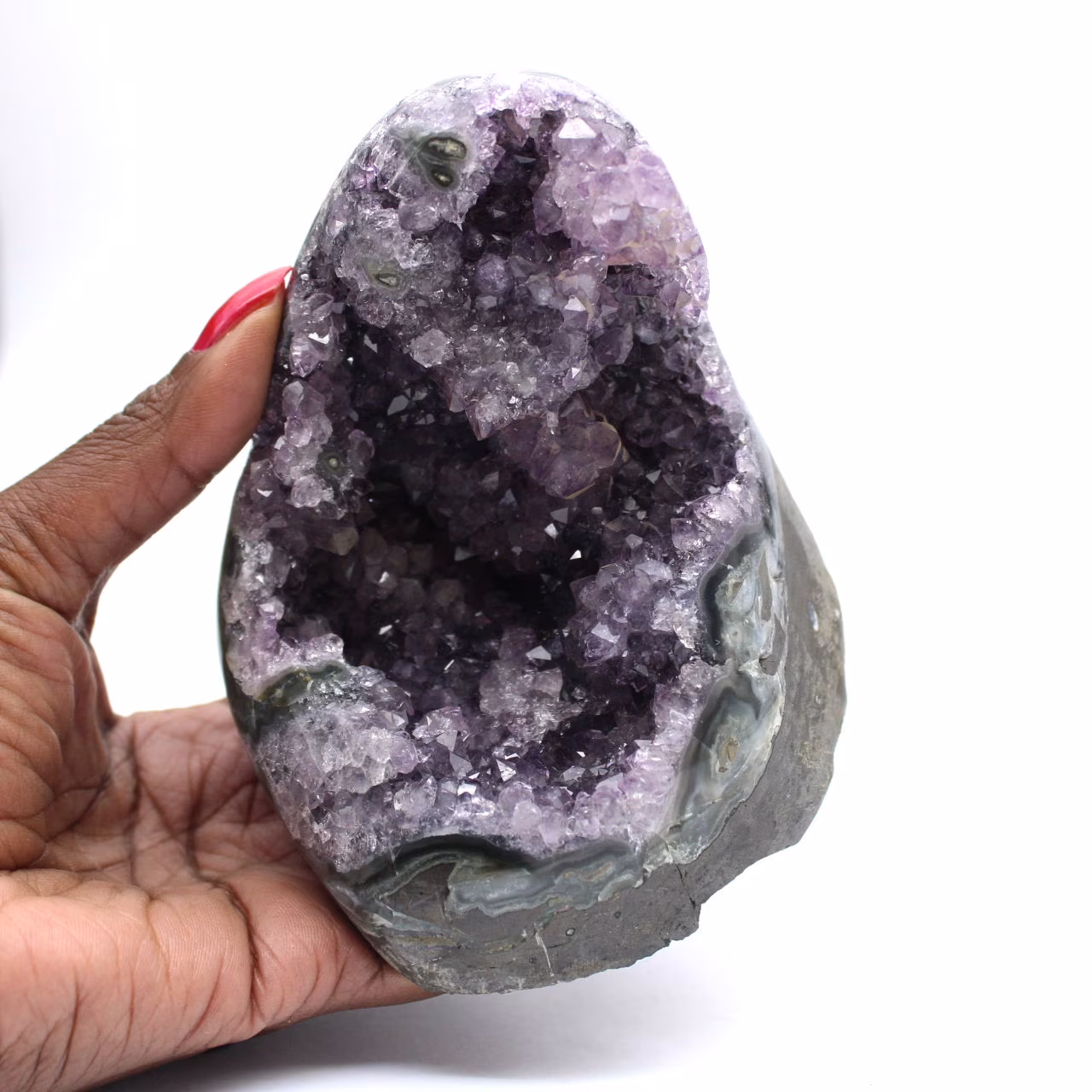 Brazilian Amethyst Specimen – Geometric Beauty and Purity