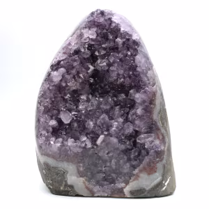 Miniature amethyst geode, desk